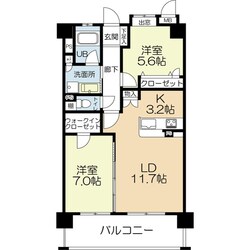 アプリークス百道浜の物件間取画像